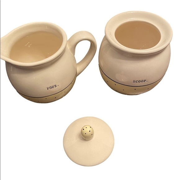 VINTAGE Rae Dunn milk and sugar set - Picture 5 of 5